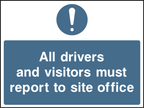 Drivers & visitors report to site office