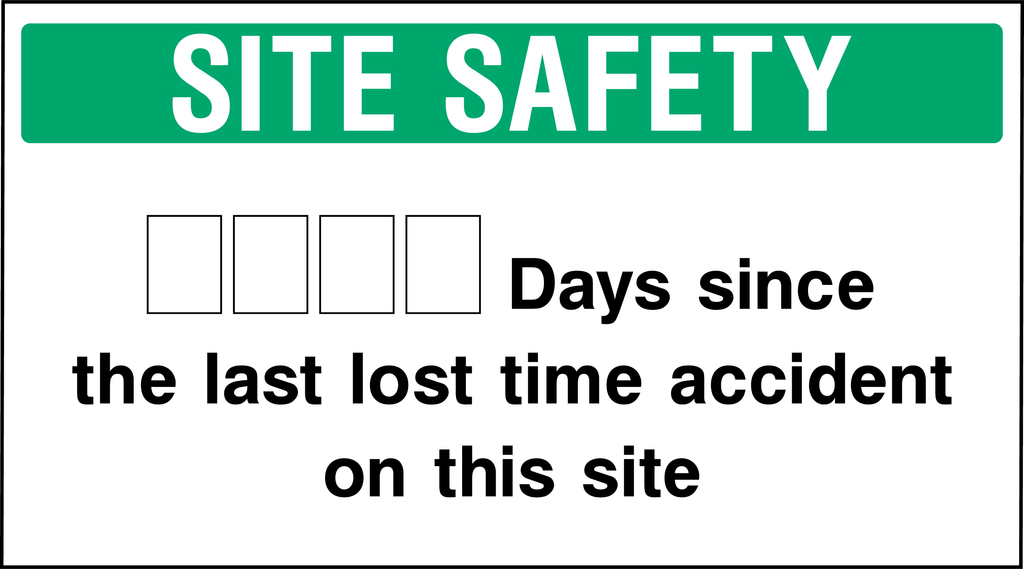 Days since the last accident on this site
