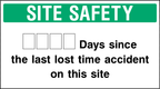 Days since the last accident on this site