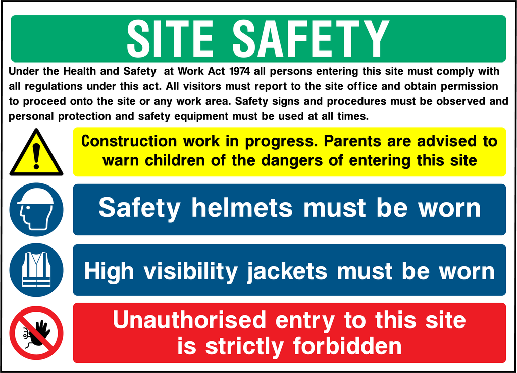 Site safety instructions (V1)