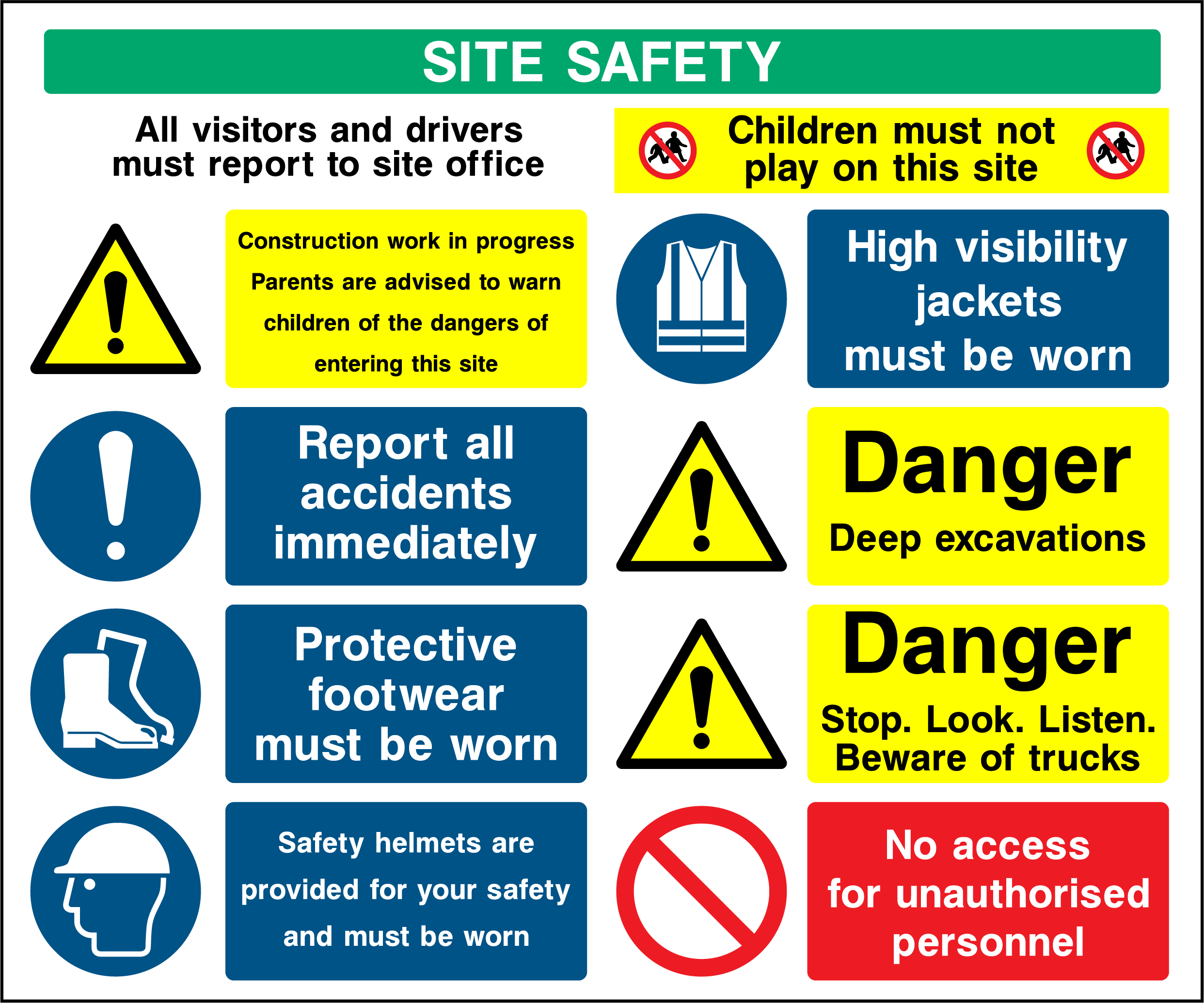 Site safety instructions (V4)