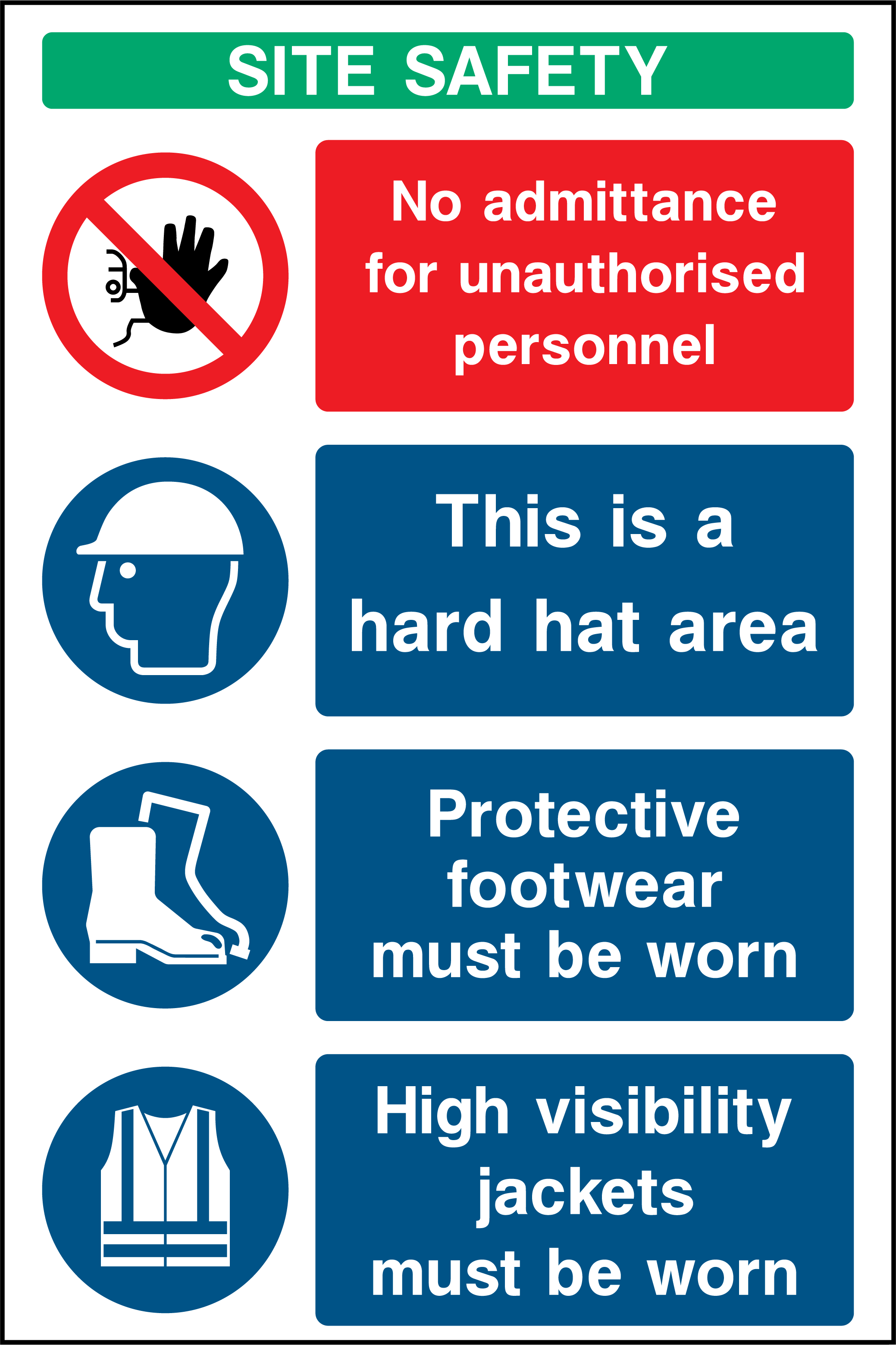 Site safety instructions (V5)