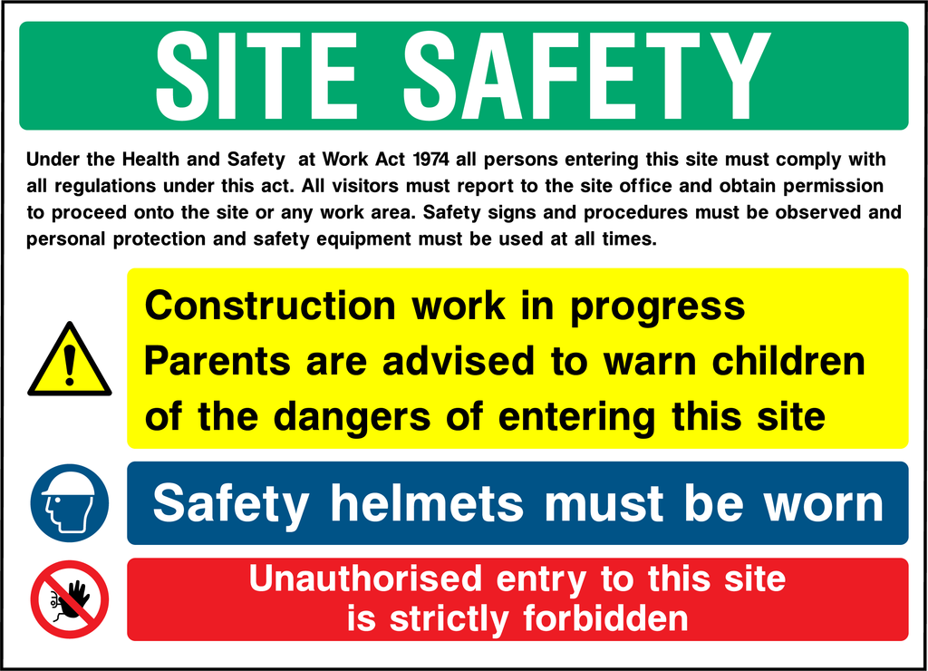 Site safety instructions (V7)