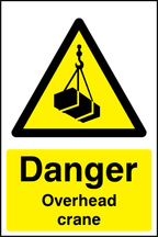Danger overhead load