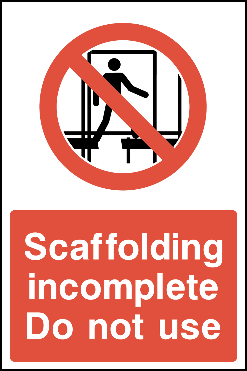 Scaffolding incomplete do not use