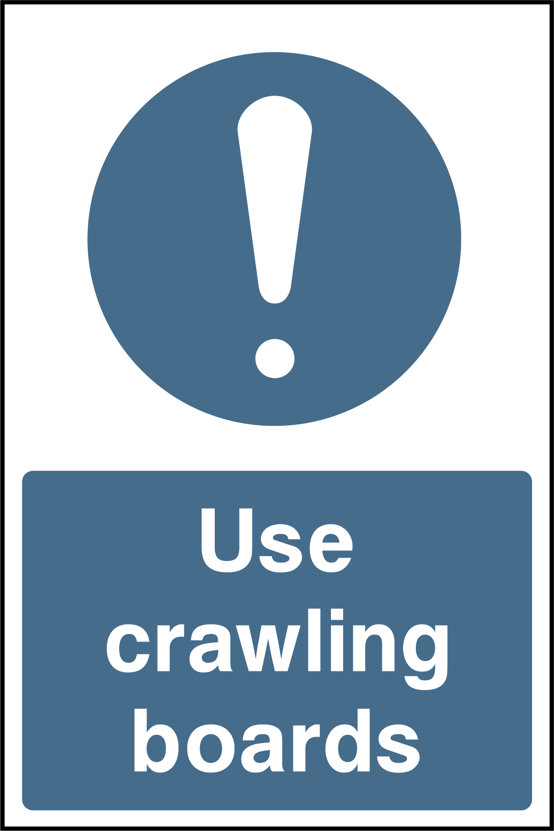 Use crawling boards