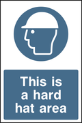 This is a hard hat area