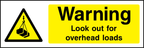 Warning look out for overhead loads