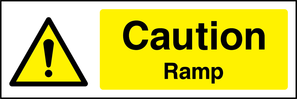 Caution ramp