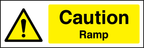 Caution ramp