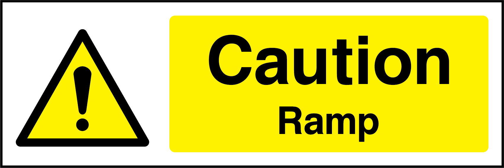 Caution ramp