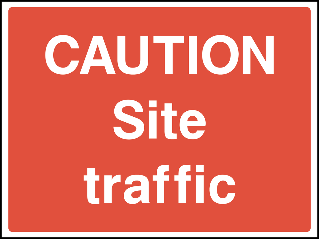 Caution site traffic