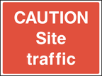 Caution site traffic