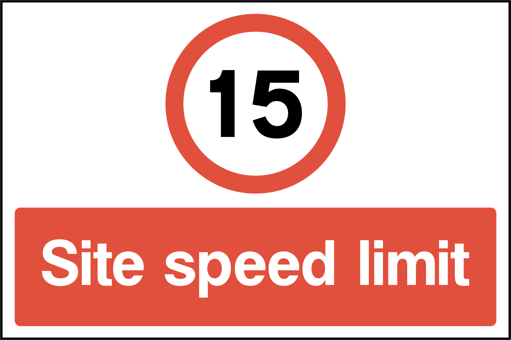 Speed limit - 15