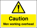 Caution men working overhead