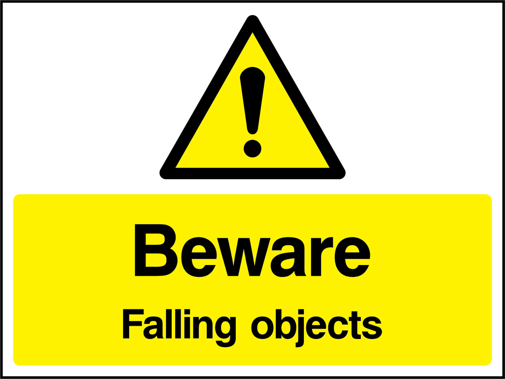 Beware falling objects