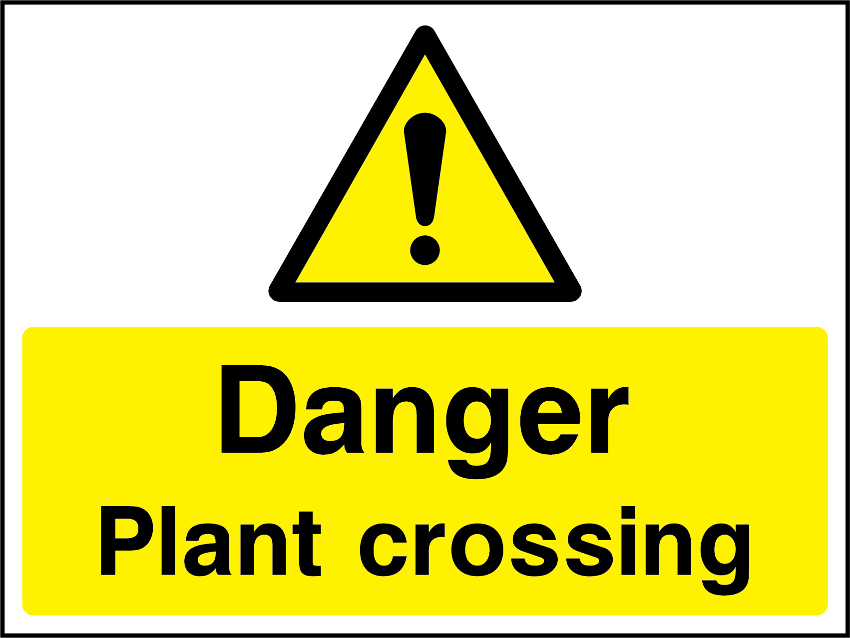 Danger plant crossing