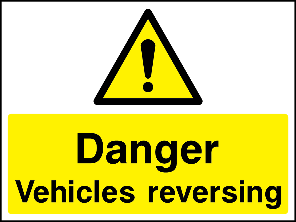 Danger vehicles reversing