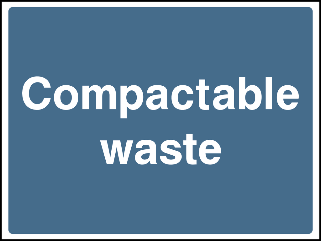 Compactable waste