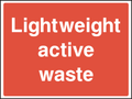 Lightweight active waste
