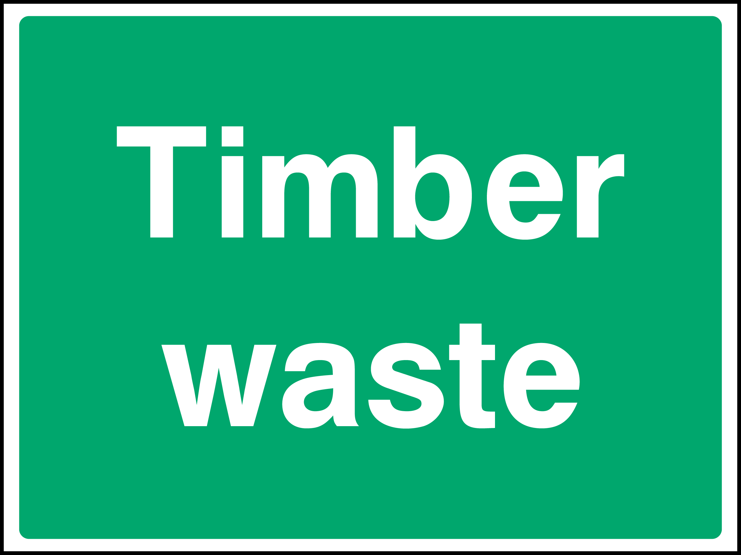 Timber waste