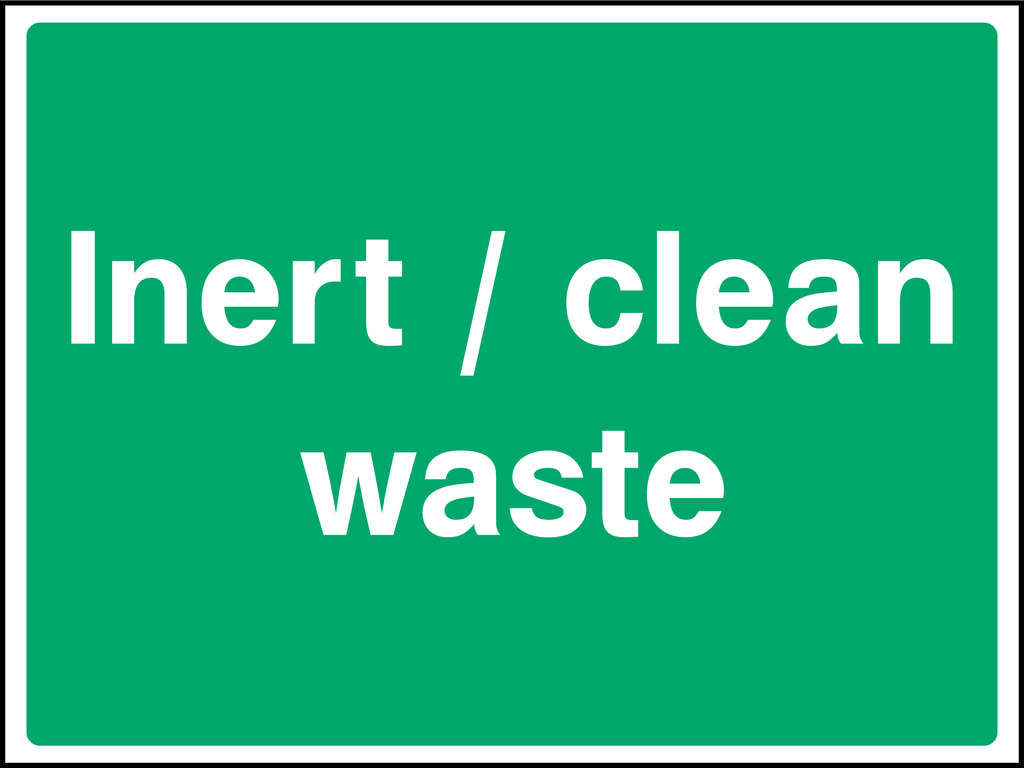 Inert / clean waste
