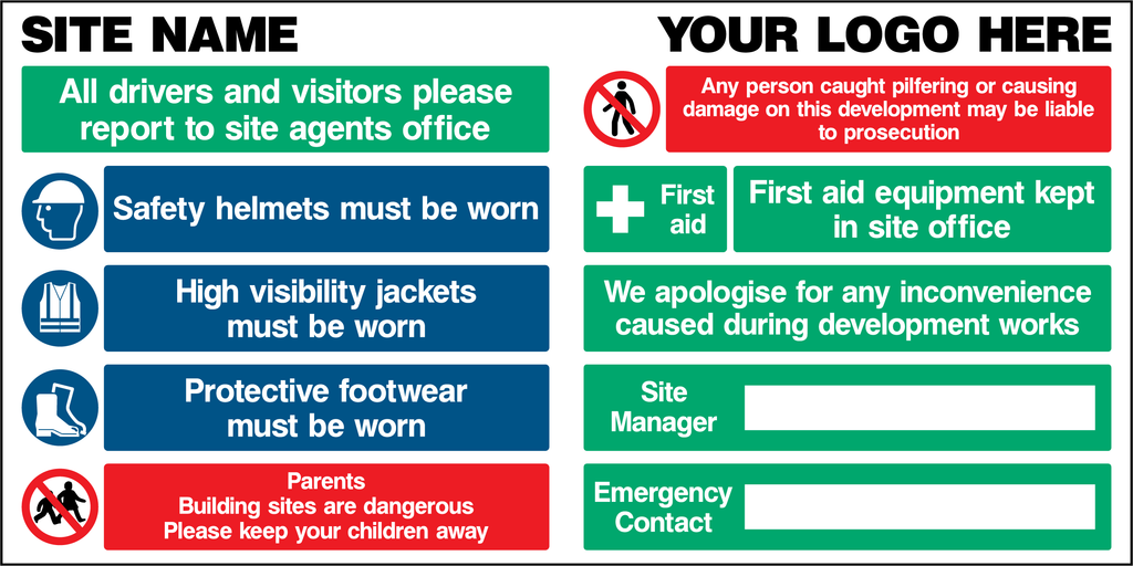 Site instructions and information (V2)