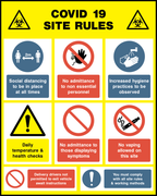 COVID - 19 site rules