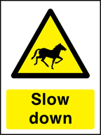 Slow down (horses)