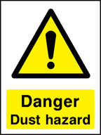 Danger dust hazard