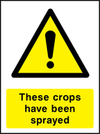 These crops have been sprayed