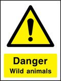 Danger wild animals