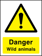 Danger wild animals