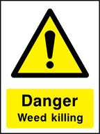 Danger weed killing