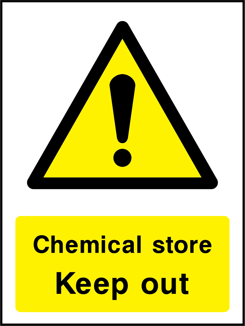 Chemical store keep out
