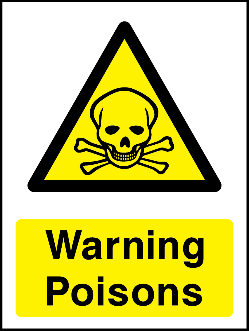 Warning poisons