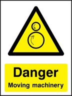 Danger moving machinery