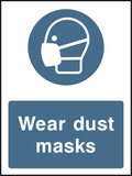 Wear dust masks