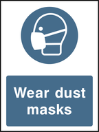 Wear dust masks