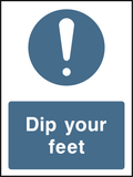 Dip your feet