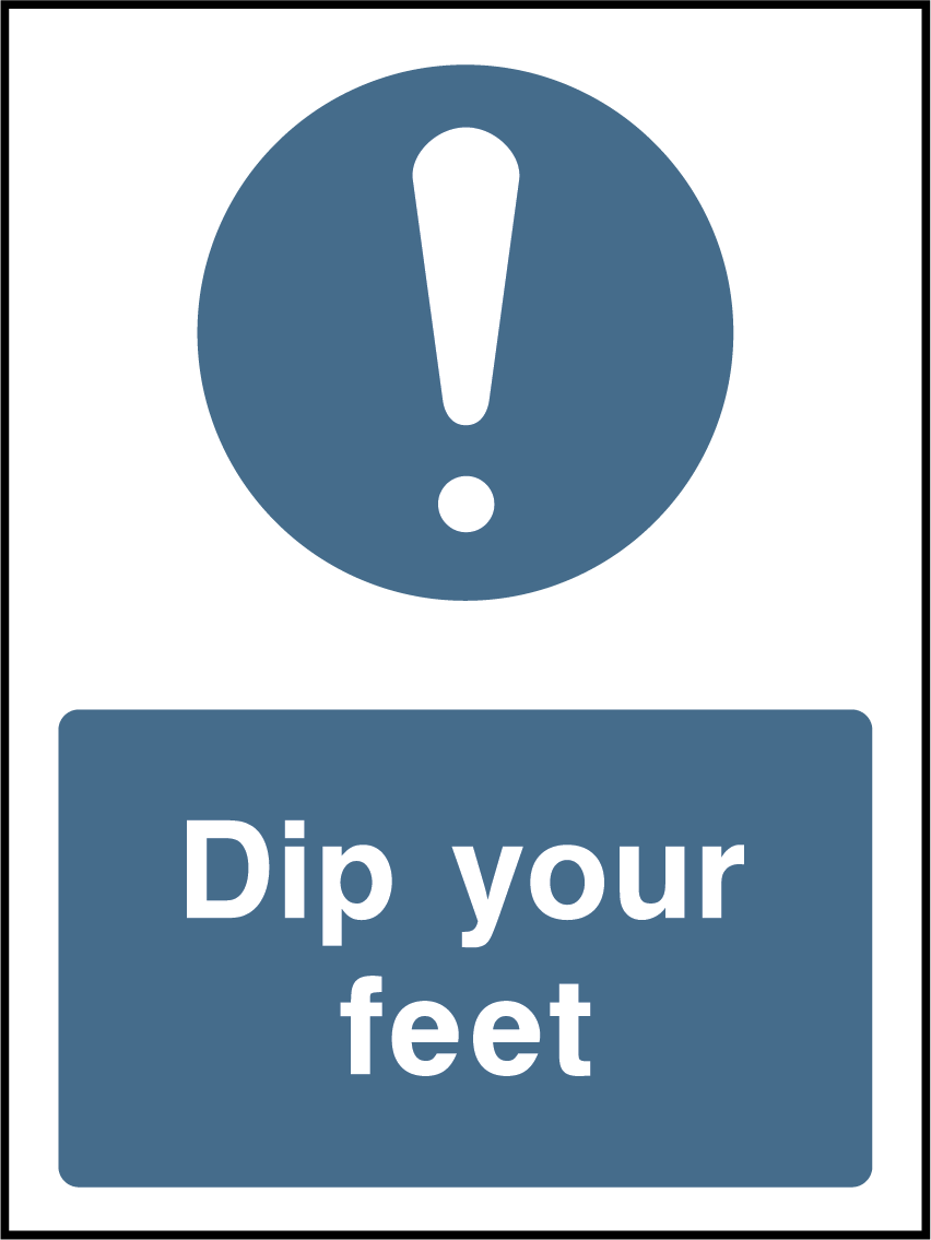 Dip your feet