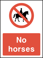 No horses