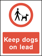 Keep dogs on lead