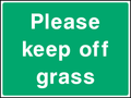 Please keep off grass