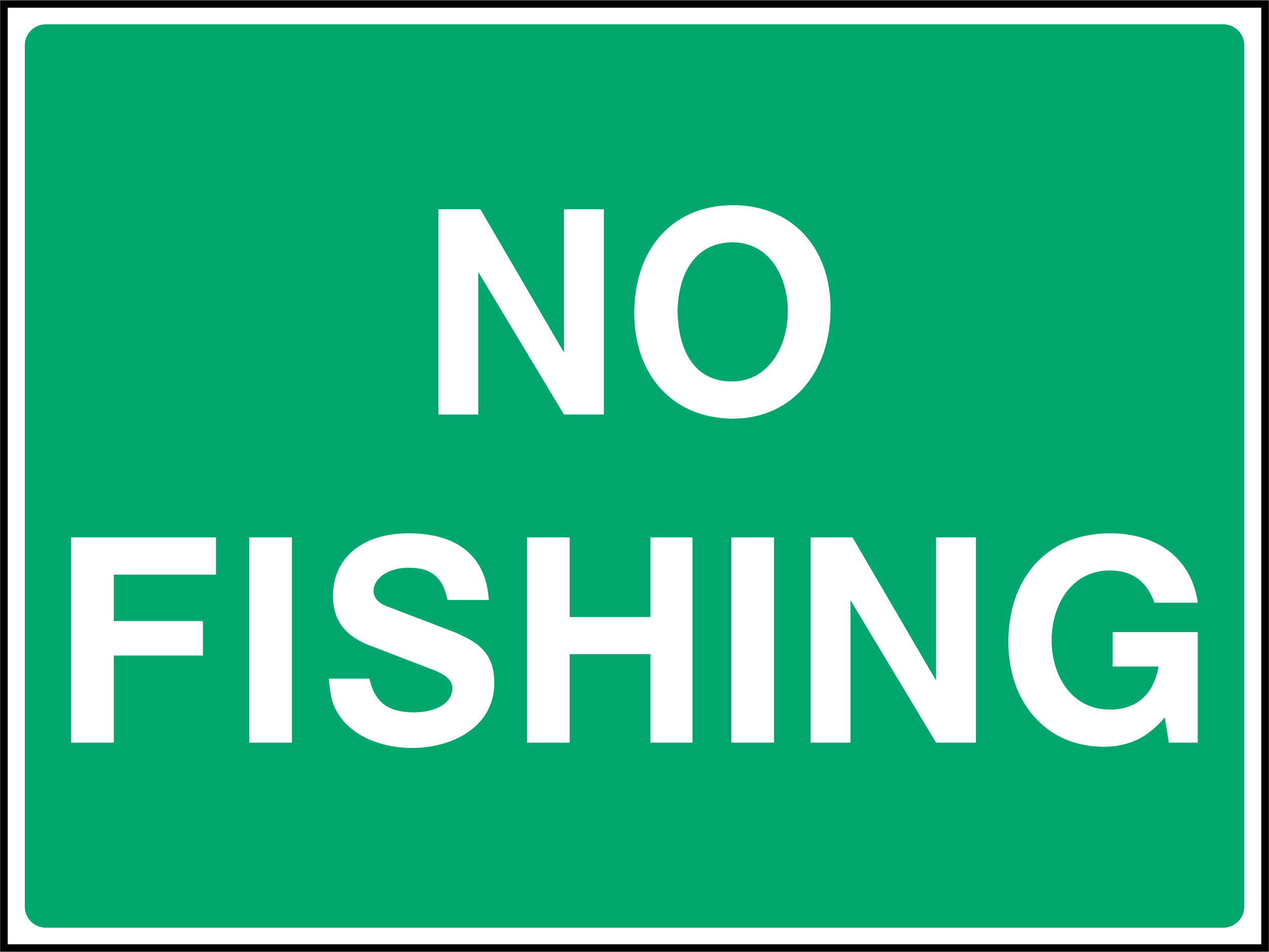 No fishing