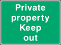 Private property keep out