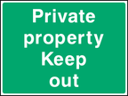 Private property keep out