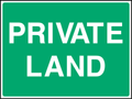 Private land