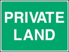 Private land