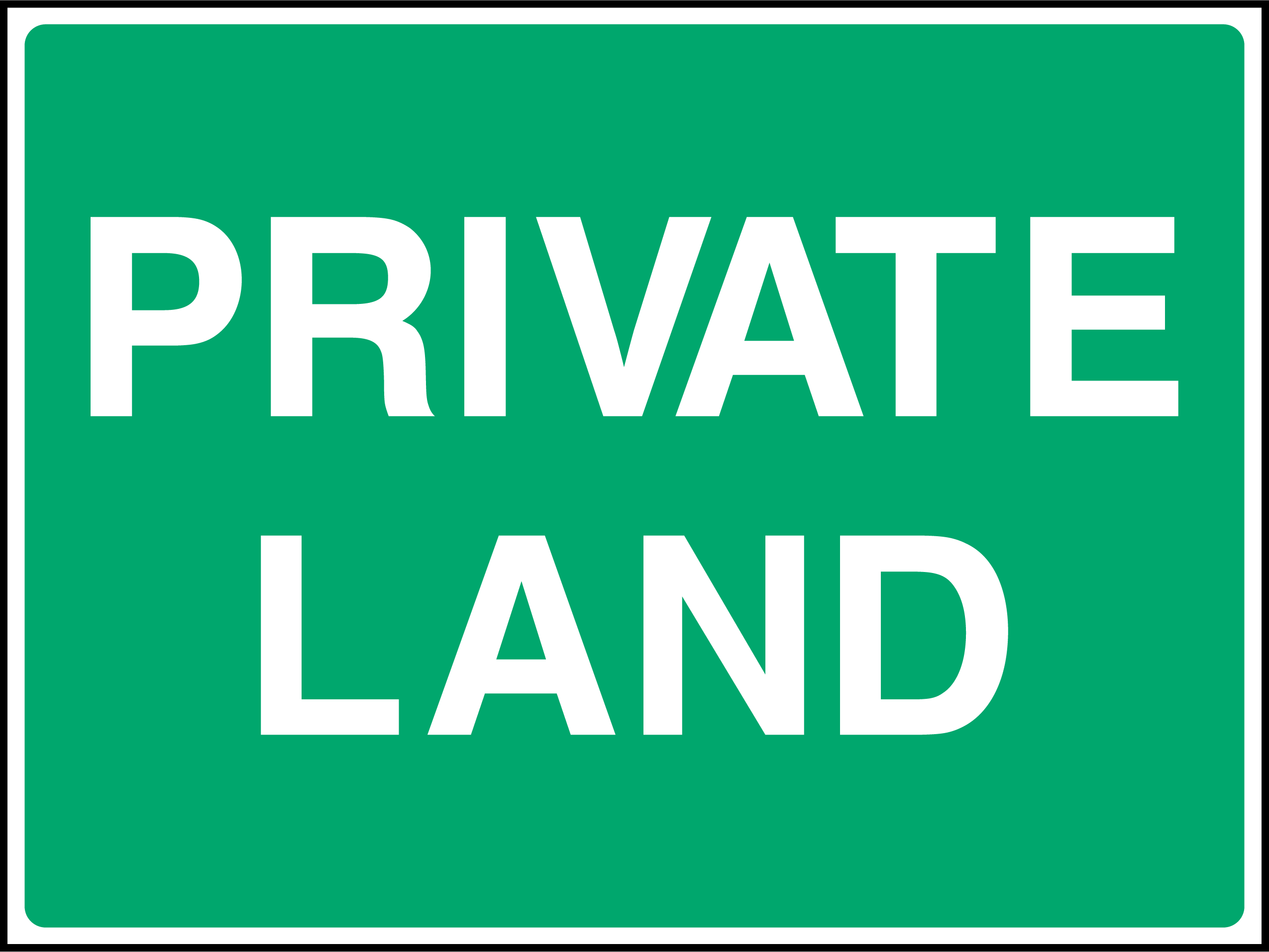 Private land